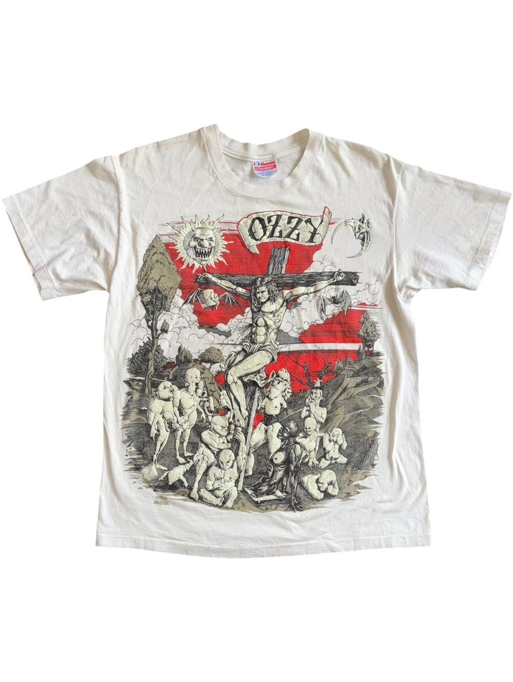 Ozzy Osbourne ‘91 Crucifixion Glow in the Dark T-shirt